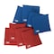 Triumph 6 in. x 6 in. 12.5 oz. Microfiber Bean Bags with Tub, Red and Blue, 8PK 12-0040-3 - alternate 7